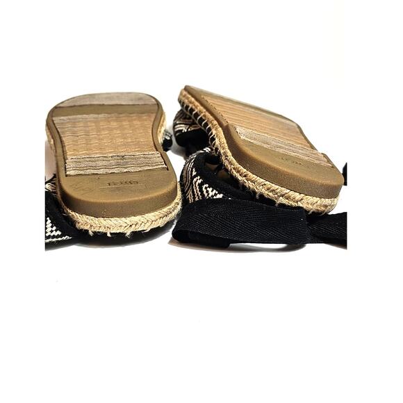 Toms Bella Espadrille Woven Diamond Sandals Size 10 - Picture 6 of 8